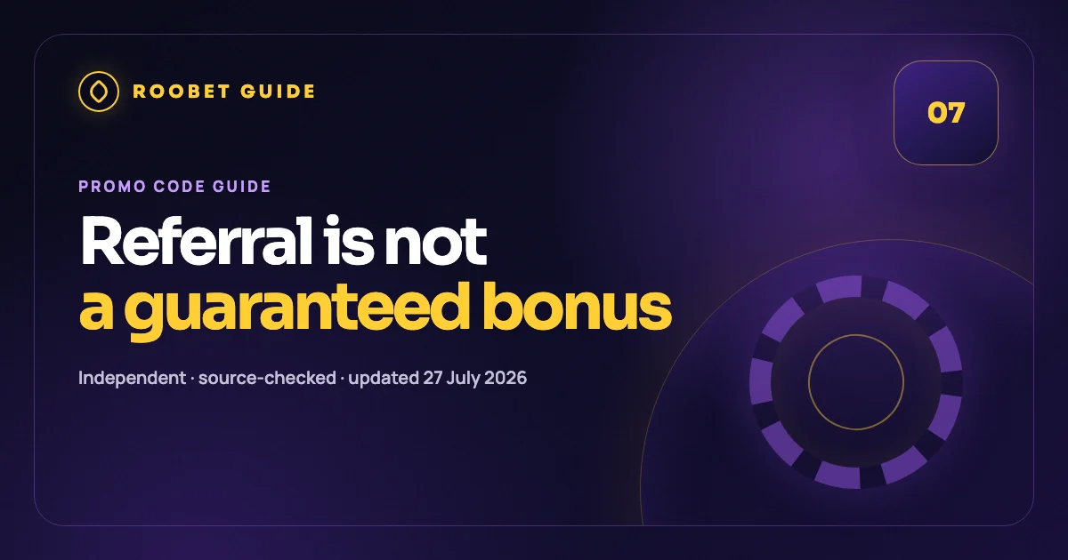 Editorial cover for the Roobet promo code guide